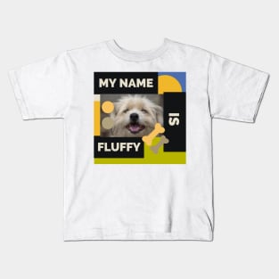 Fluffy the Terrier Kids T-Shirt